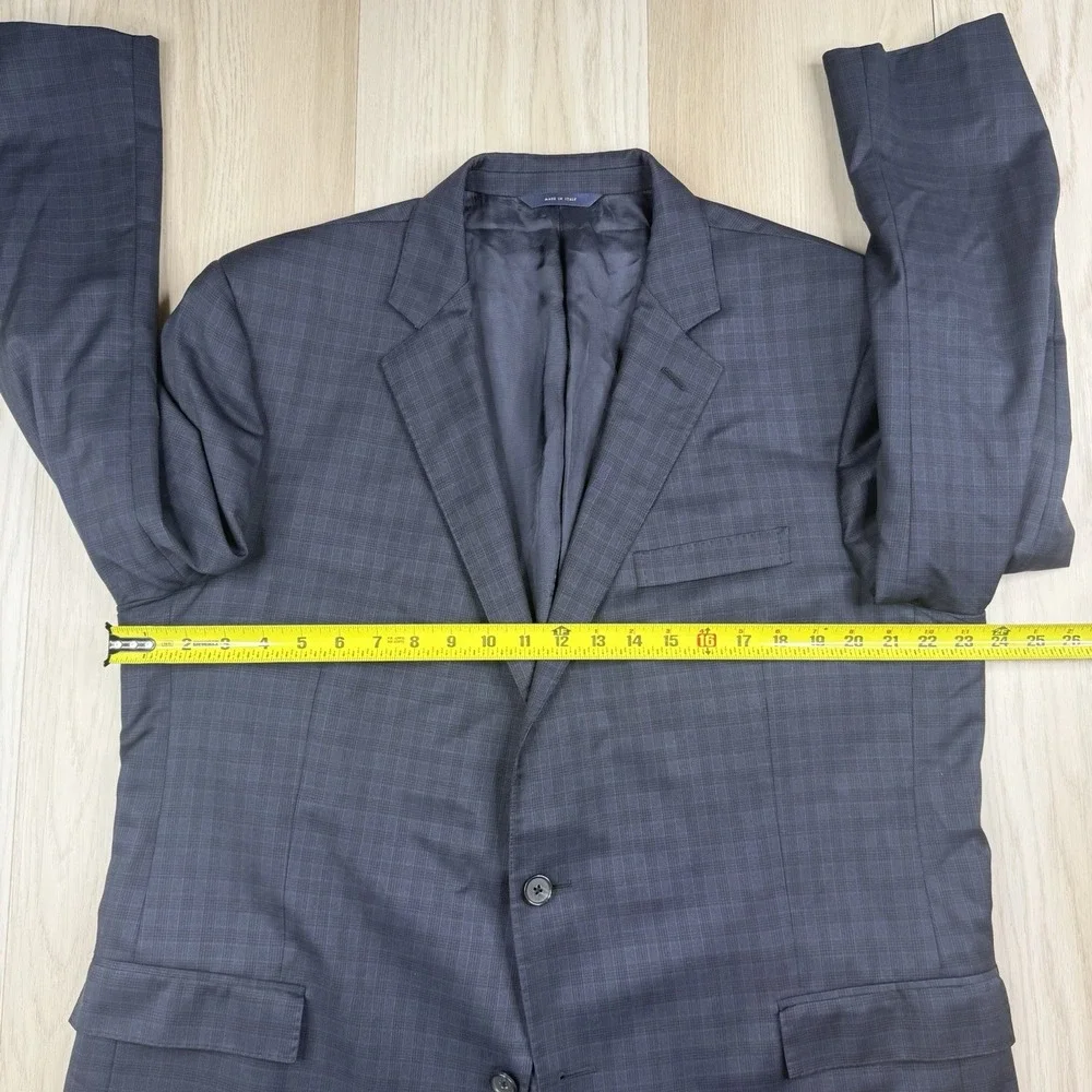 Brooks Brothers 1818 Regent Vitale Barberis Canonico Plaid Blazer Jacket Sz 46L